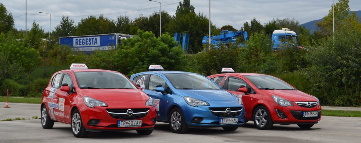 Opel Corsa - výcvikové vozidlá Autoškola Dream